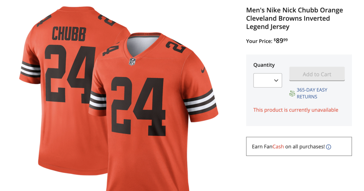 Nike browns jersey hot sale